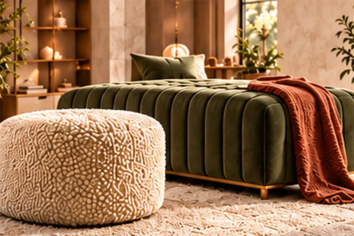 Poufs and benches