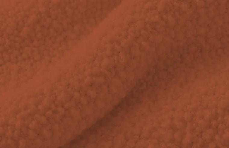 Букле Teddy Terracotta